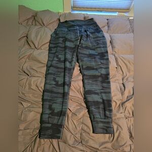 Alphalete Black and Greenish/Blue Joggers